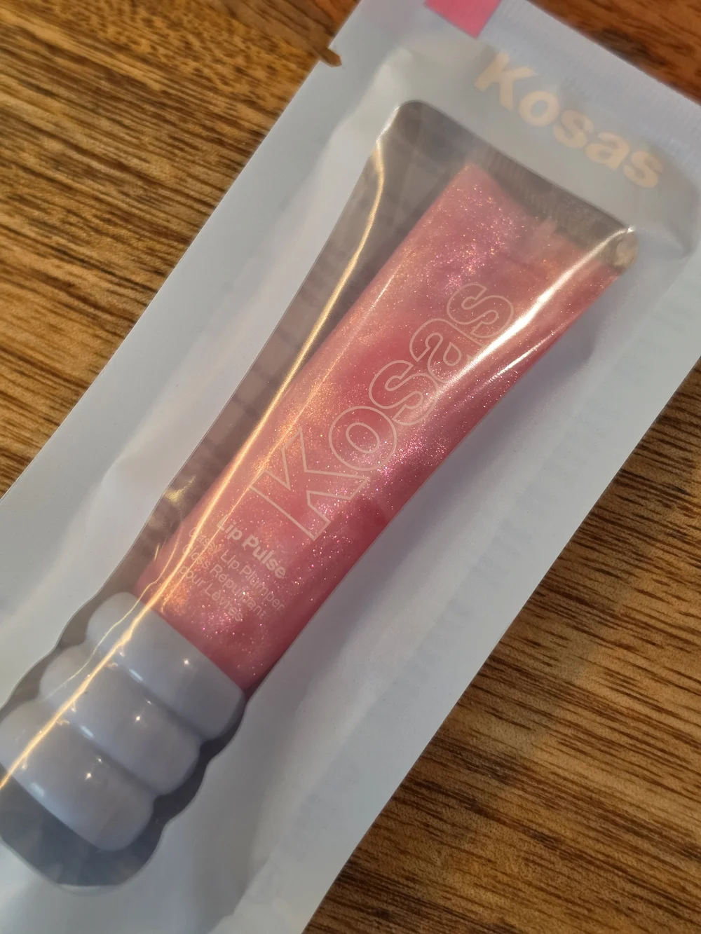 Kosas Lip Plumper Gloss in Shimmery Pink